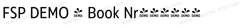 FSP DEMO - Book Nr字体转换